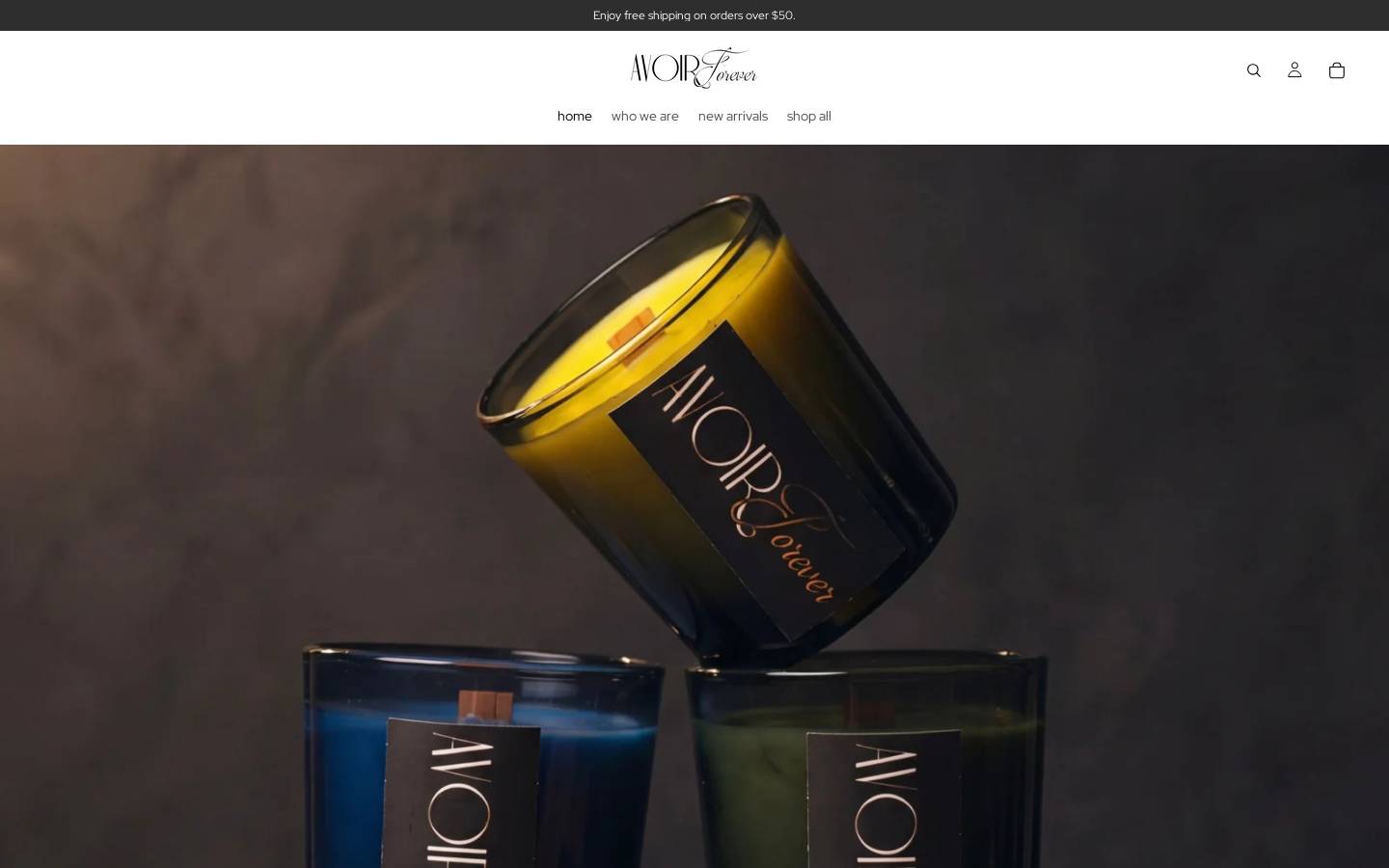 avoirforever.com homepage screenshot