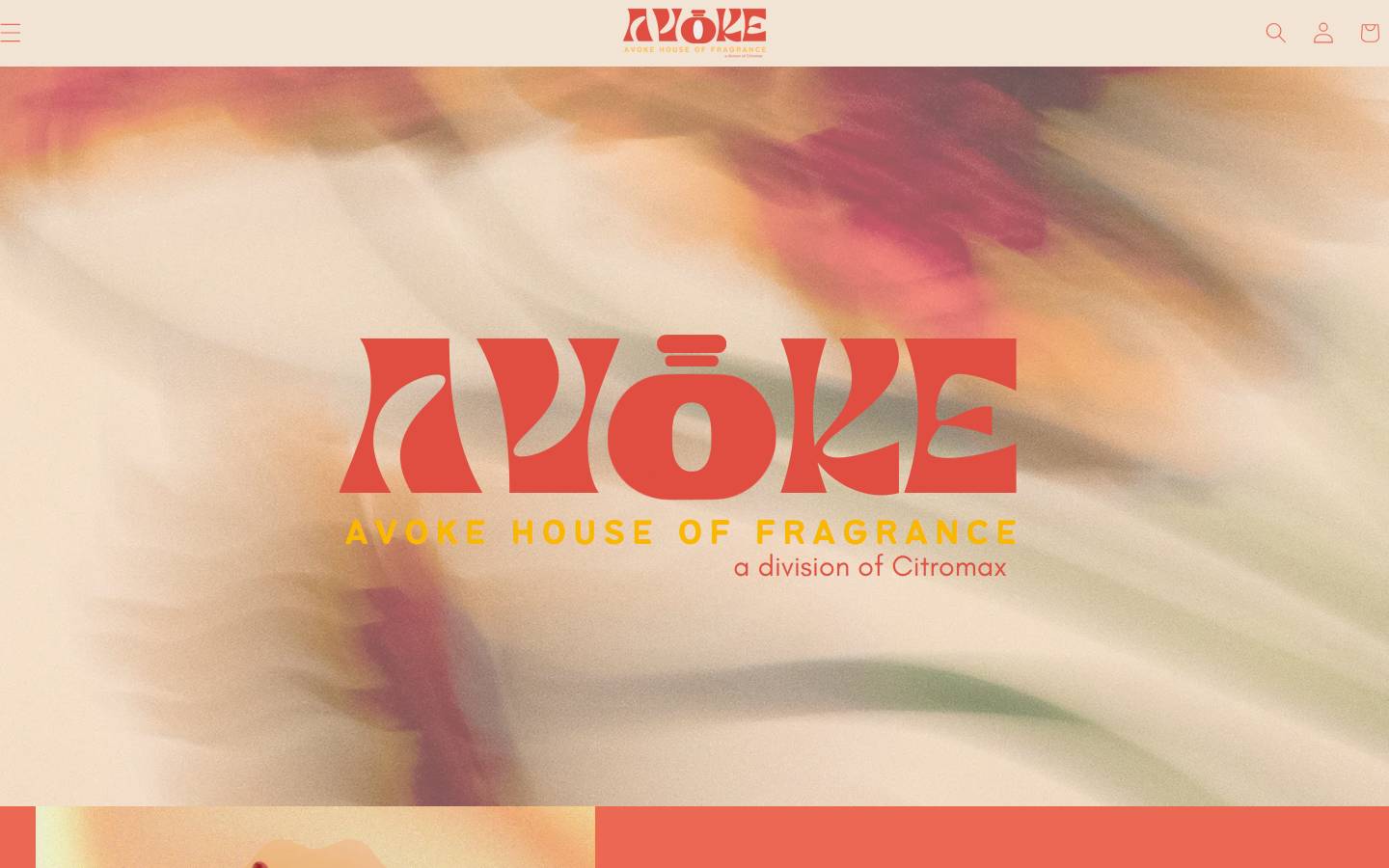 Avokehof homepage screenshot