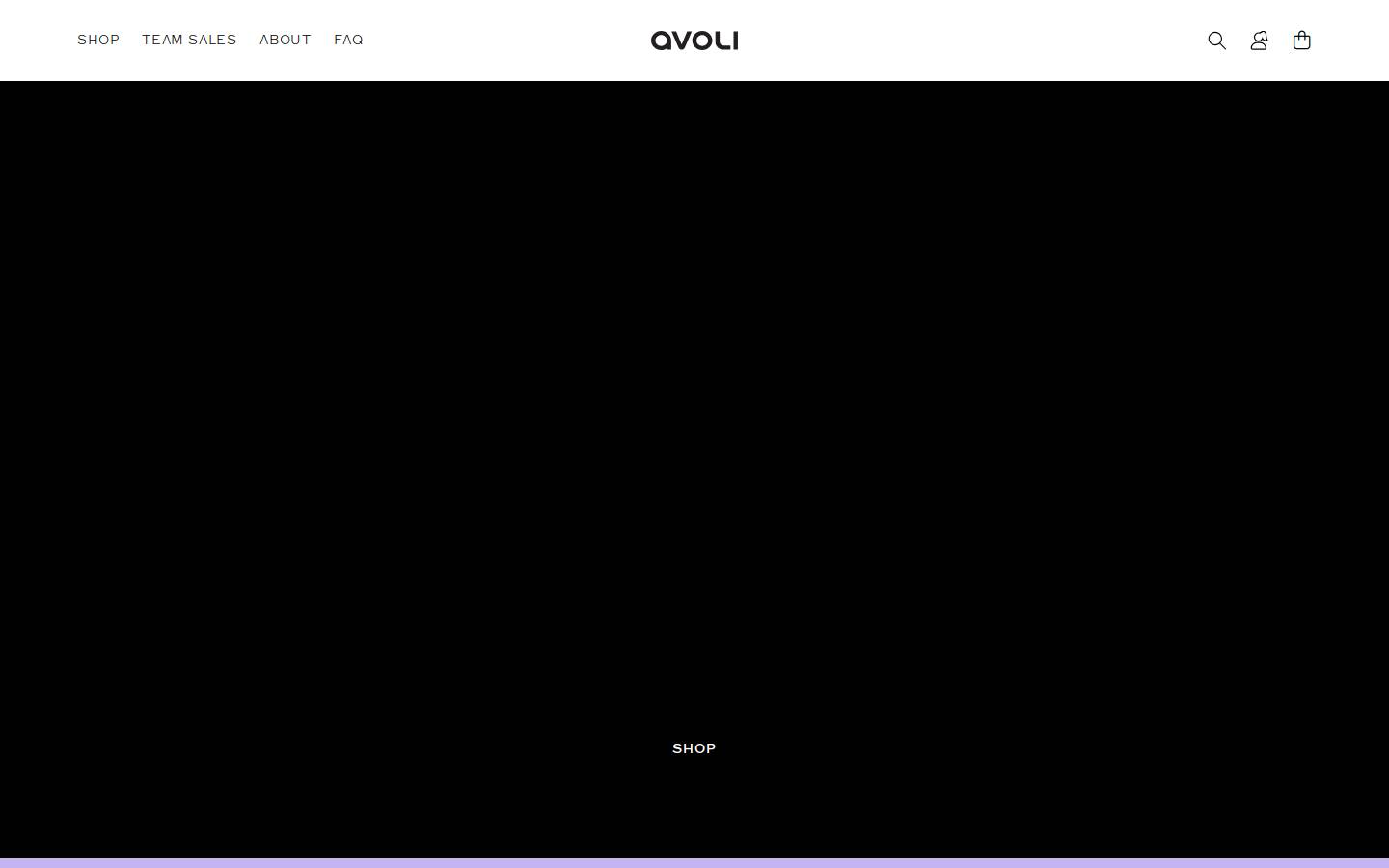 avoli.com homepage screenshot