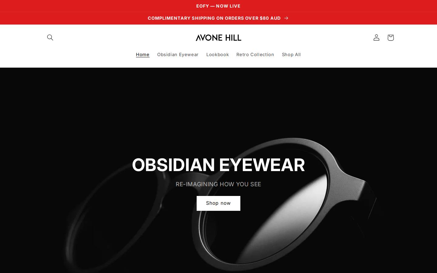 avonehill.com homepage screenshot