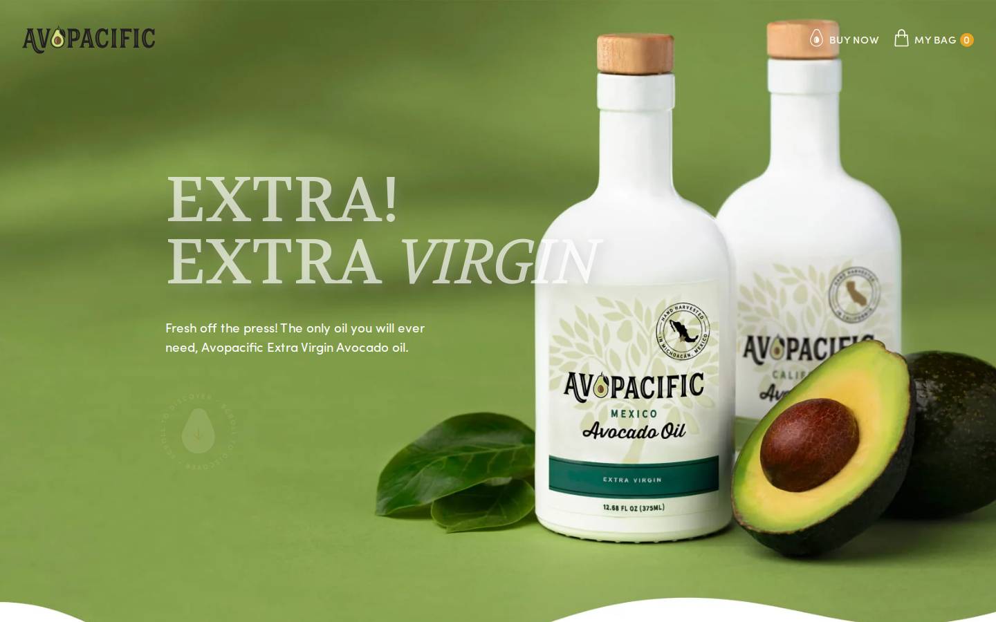 avopacific.com homepage screenshot