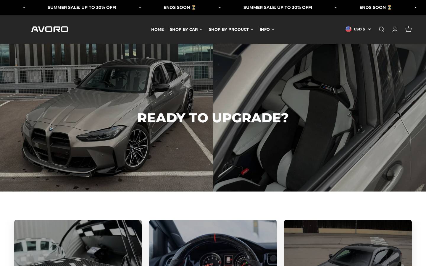 avorodesign.com homepage screenshot