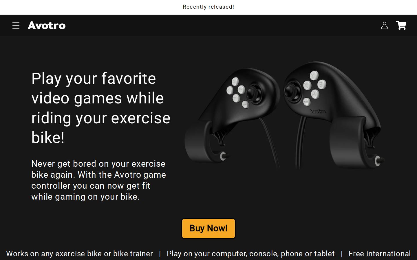 avotro.com homepage screenshot