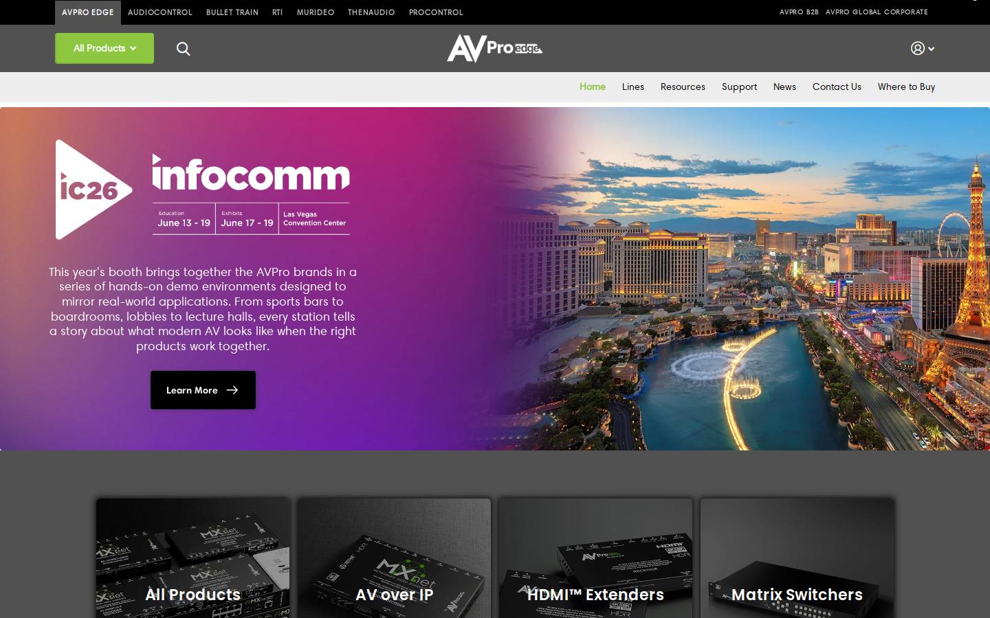 avproglobal.com homepage screenshot