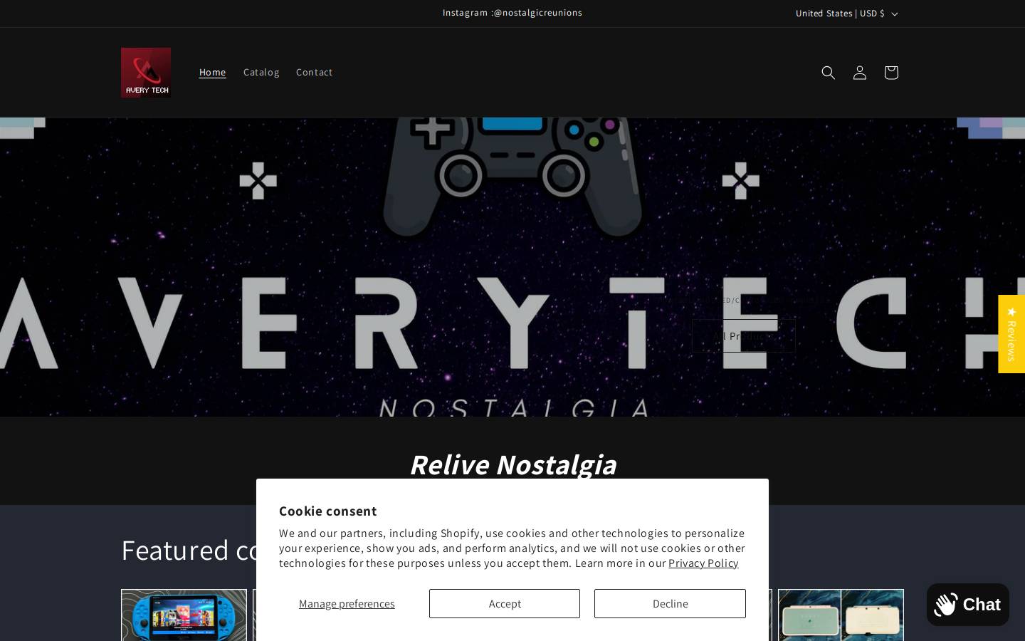 avrytech.com homepage screenshot