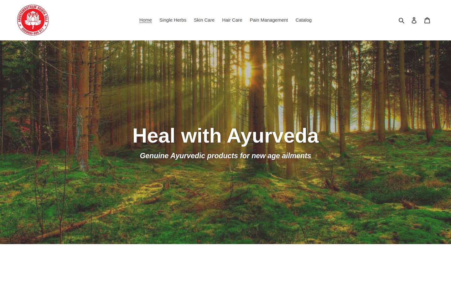 avshealth.in homepage screenshot
