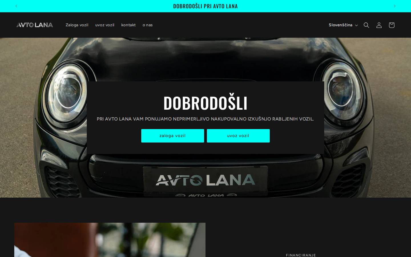 avtolana.com homepage screenshot