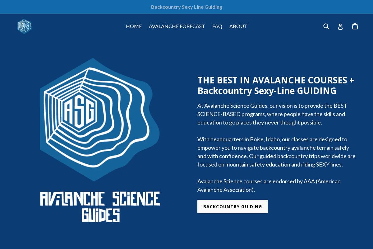 avyscience.com homepage screenshot