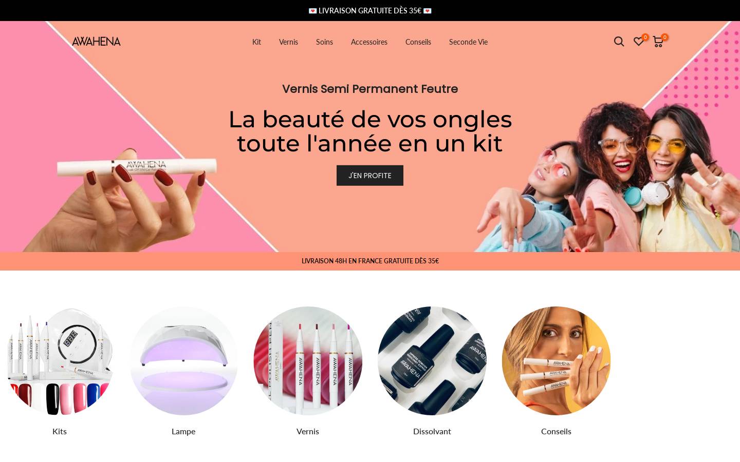 awahena.co homepage screenshot