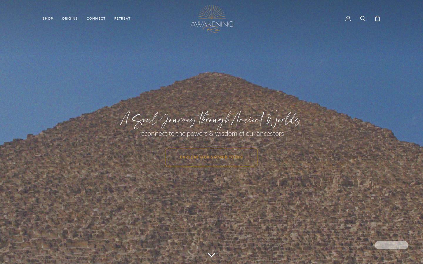 awakeningra.com homepage screenshot