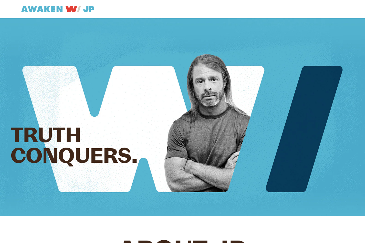 awakenwithjp.com homepage screenshot