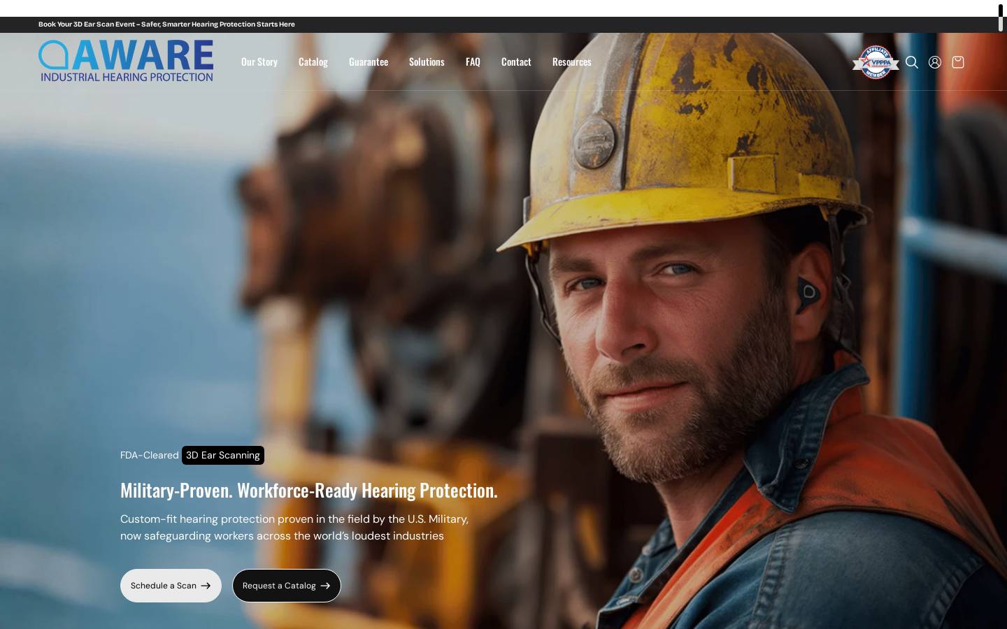 awareindustrial.com homepage screenshot