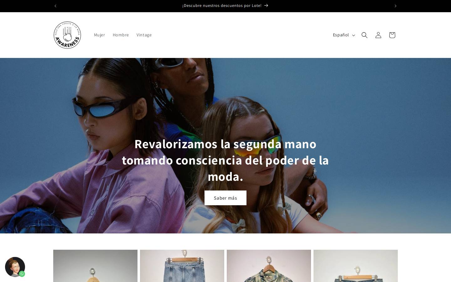 awarenessgroup.es homepage screenshot