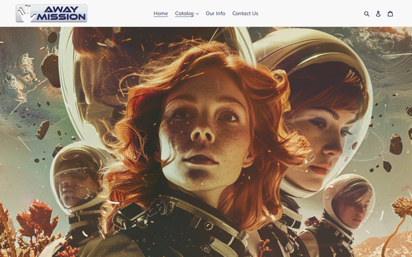 away-mission.com homepage screenshot