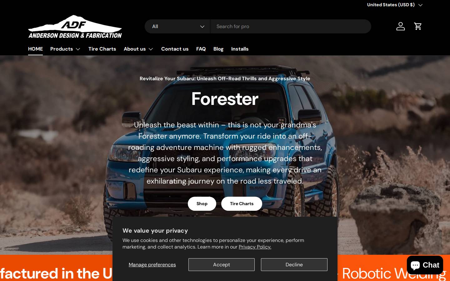 awdadventure.com homepage screenshot