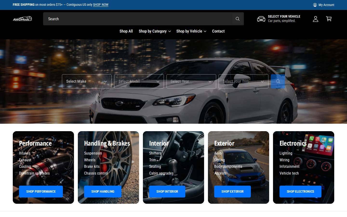awdmods.com homepage screenshot