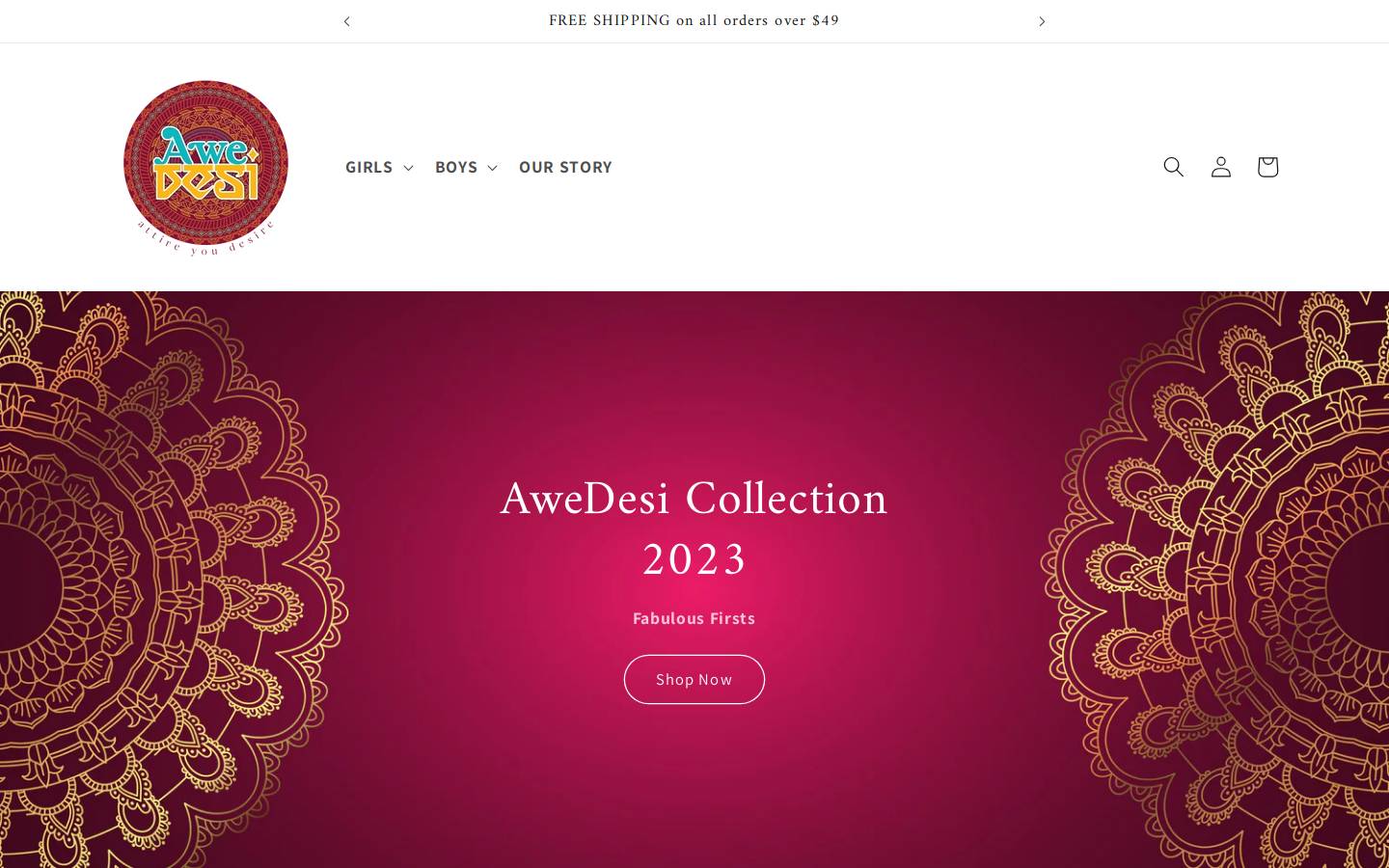 awedesi.com homepage screenshot