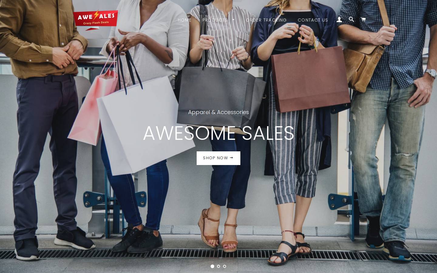 awesales.com homepage screenshot