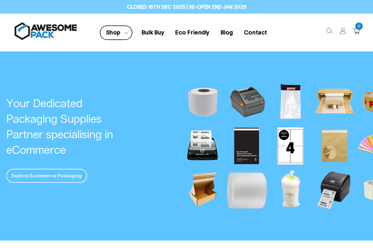 Awesome Pack homepage screenshot