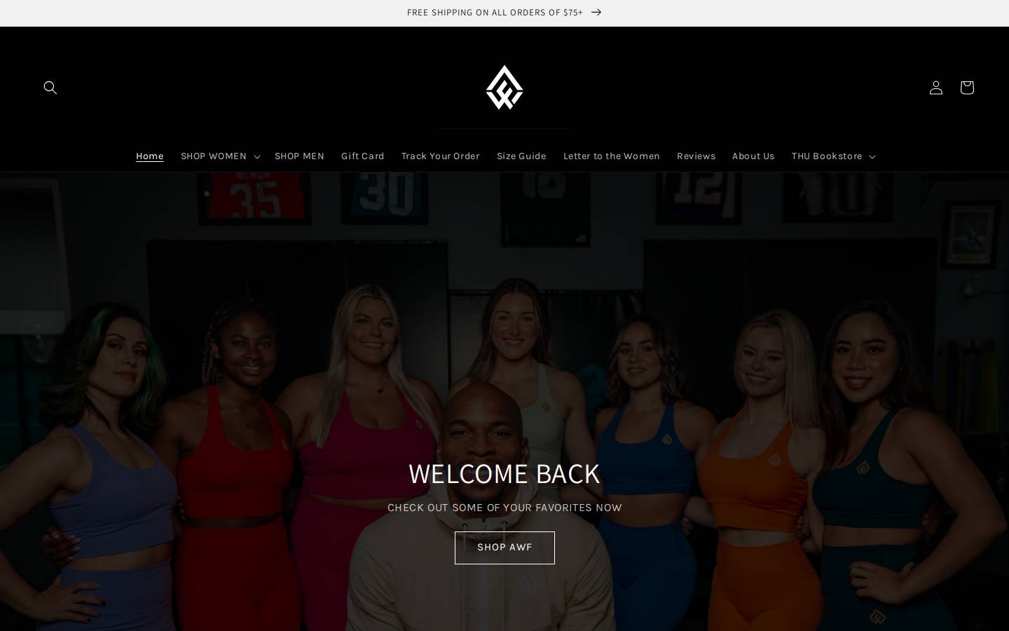 awfbrand.com homepage screenshot