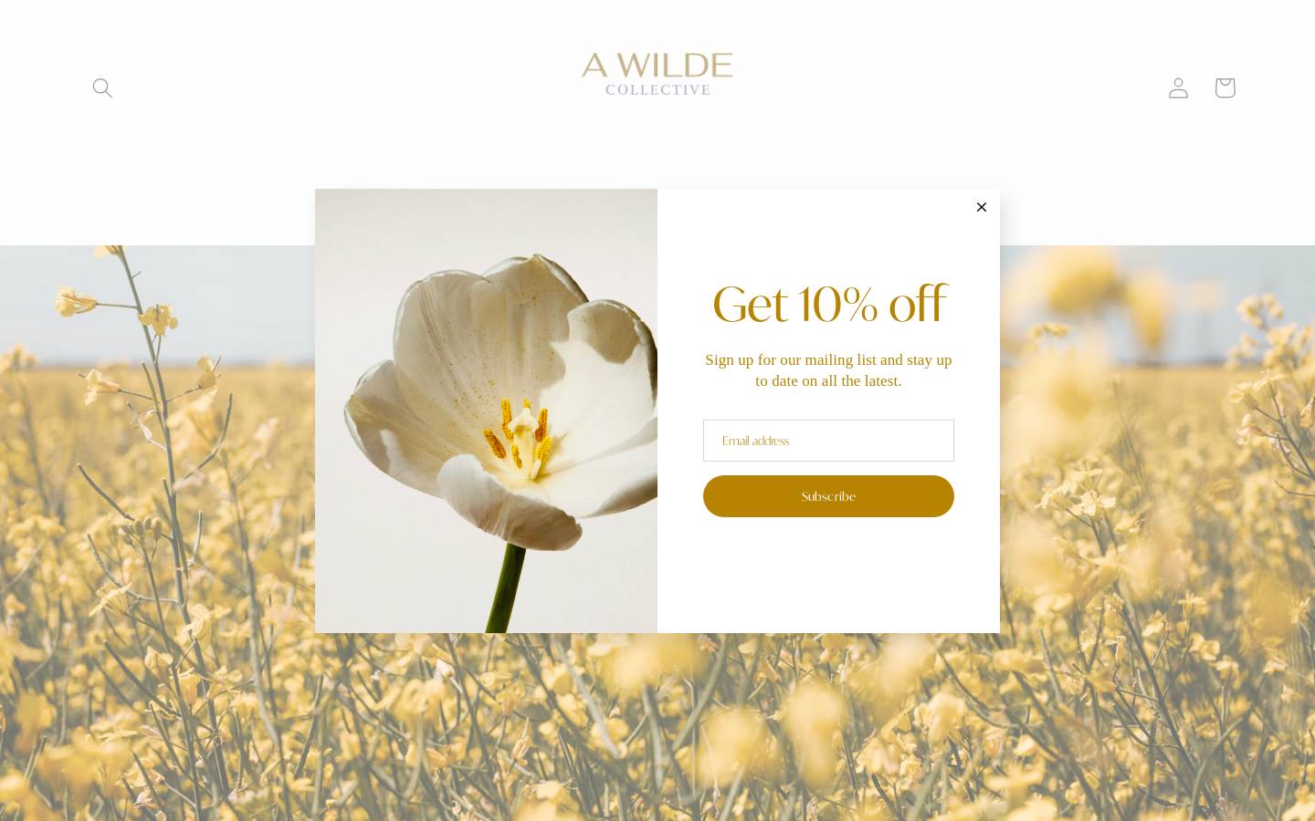 awildecollective.com homepage screenshot
