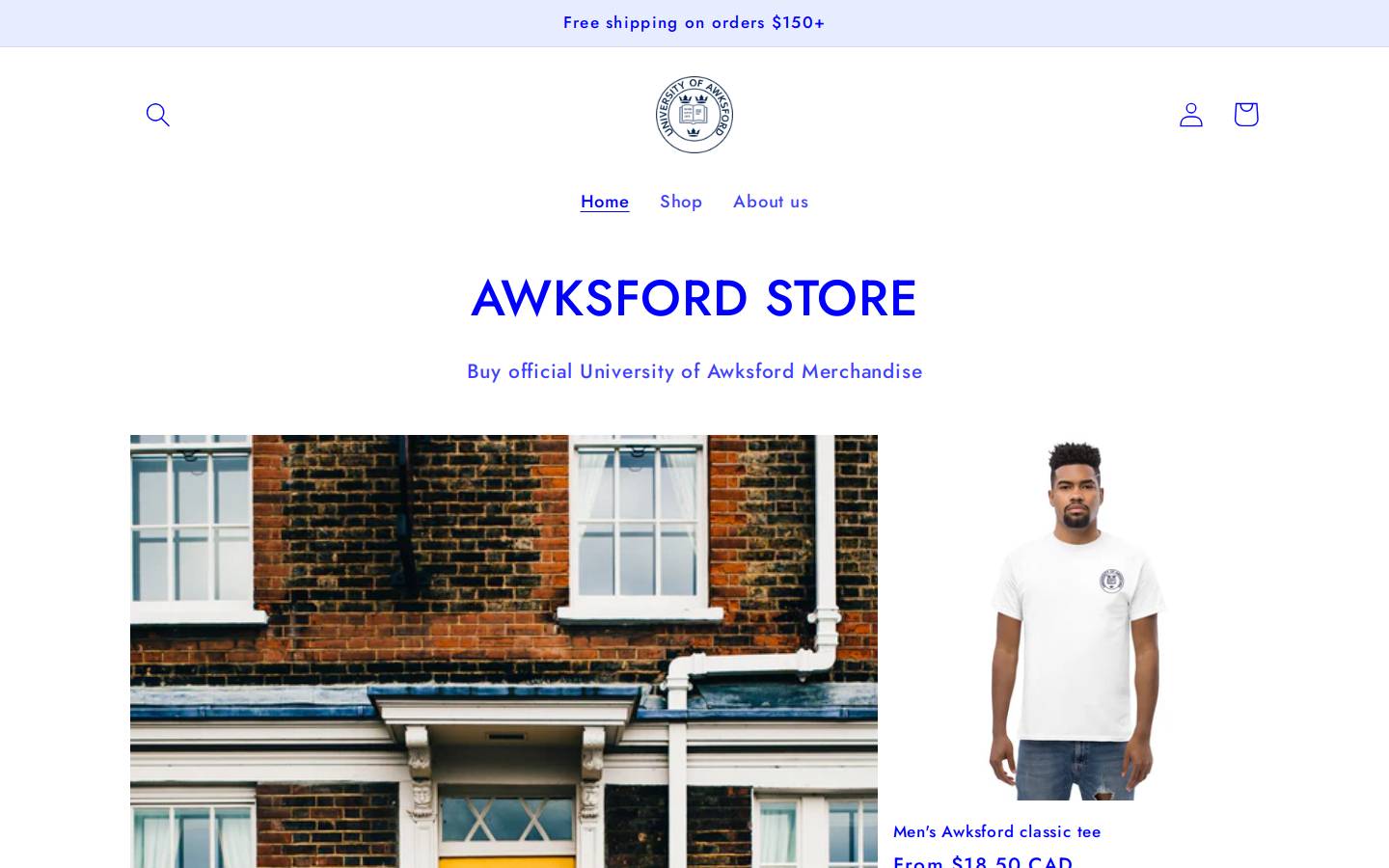 awksford.com homepage screenshot