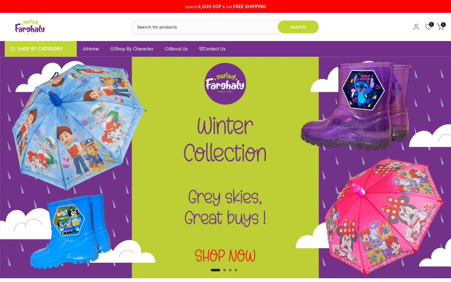 awladfarghaly.com homepage screenshot