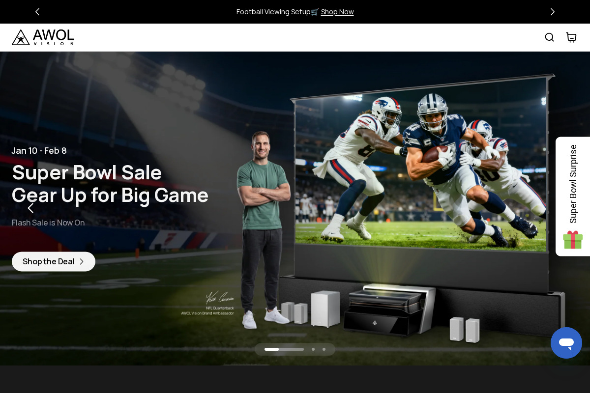 awolvision.com homepage screenshot