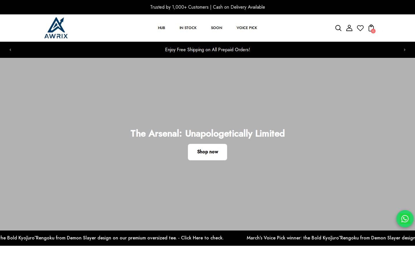 awrix.com homepage screenshot