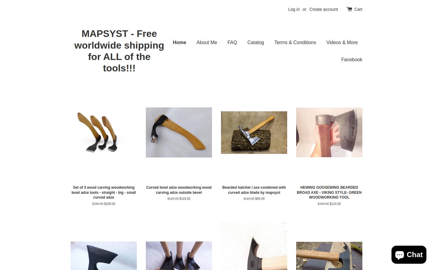 axeandadze.com homepage screenshot