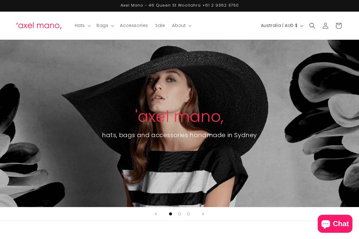 axelmano.com homepage screenshot