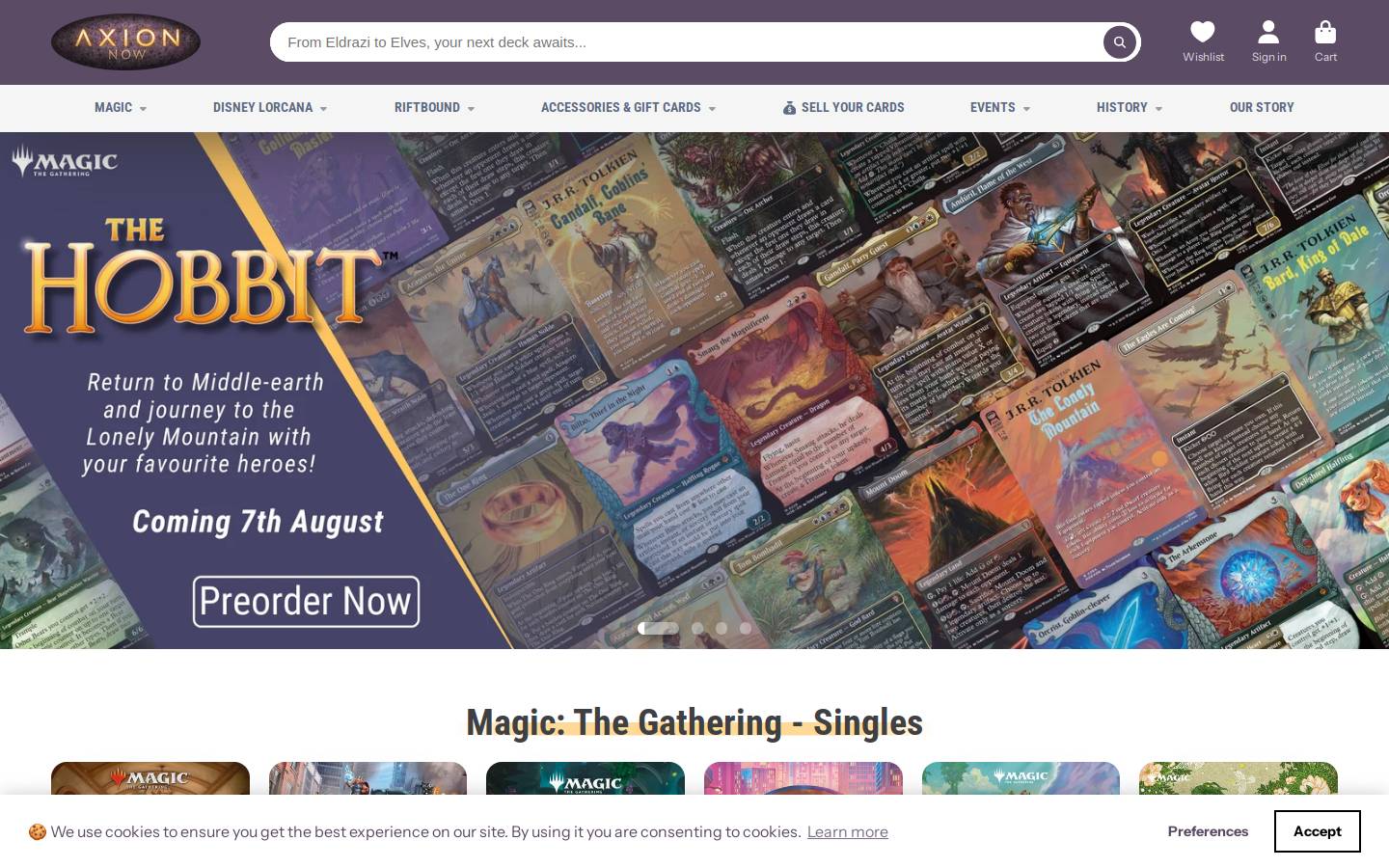 Axionnow homepage screenshot