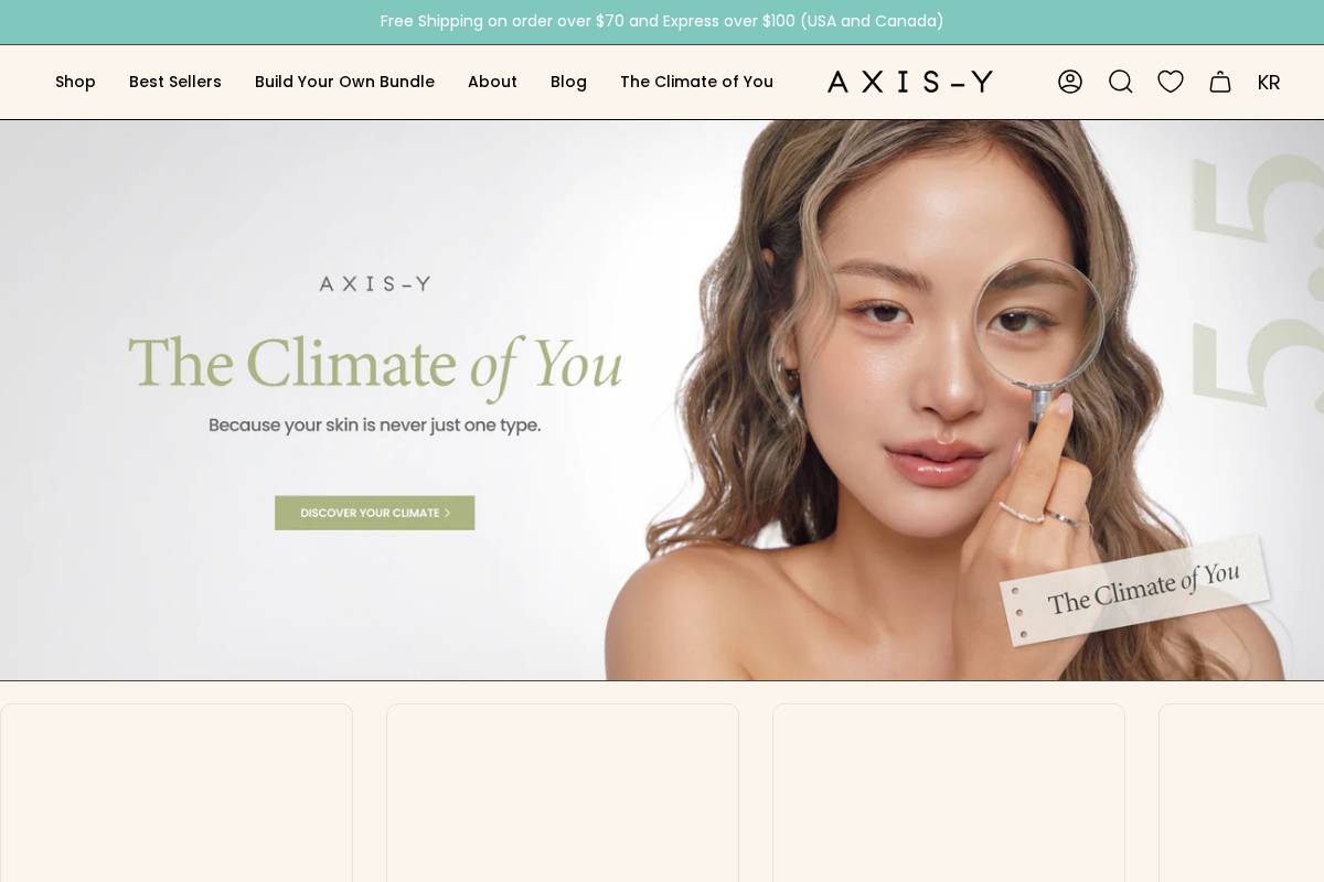 axis-y.com homepage screenshot
