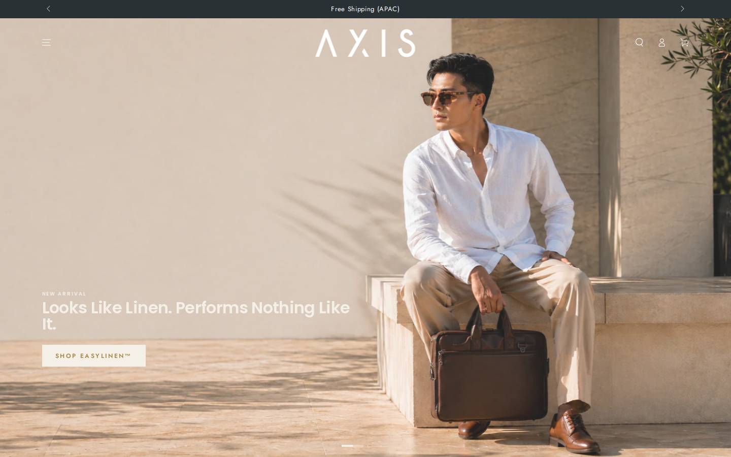 axishkg.com homepage screenshot