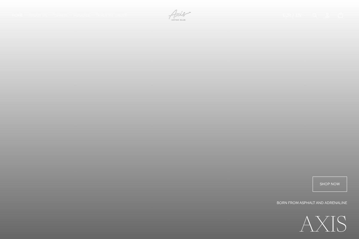 axismotorclub.com homepage screenshot