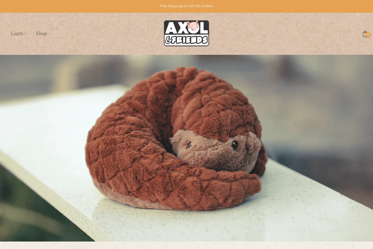 axol.us homepage screenshot