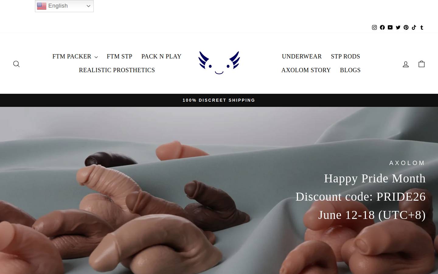 axolom.com homepage screenshot
