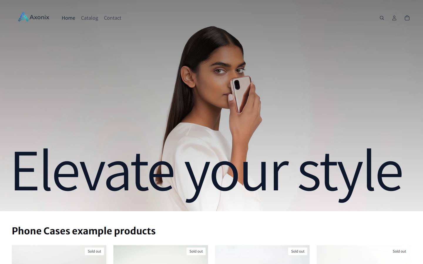 axonix.in homepage screenshot