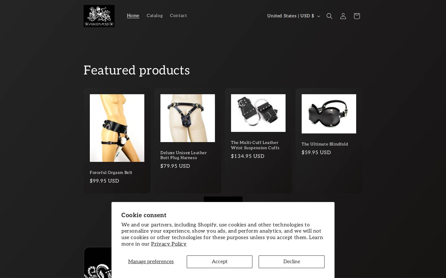 axovus.com homepage screenshot