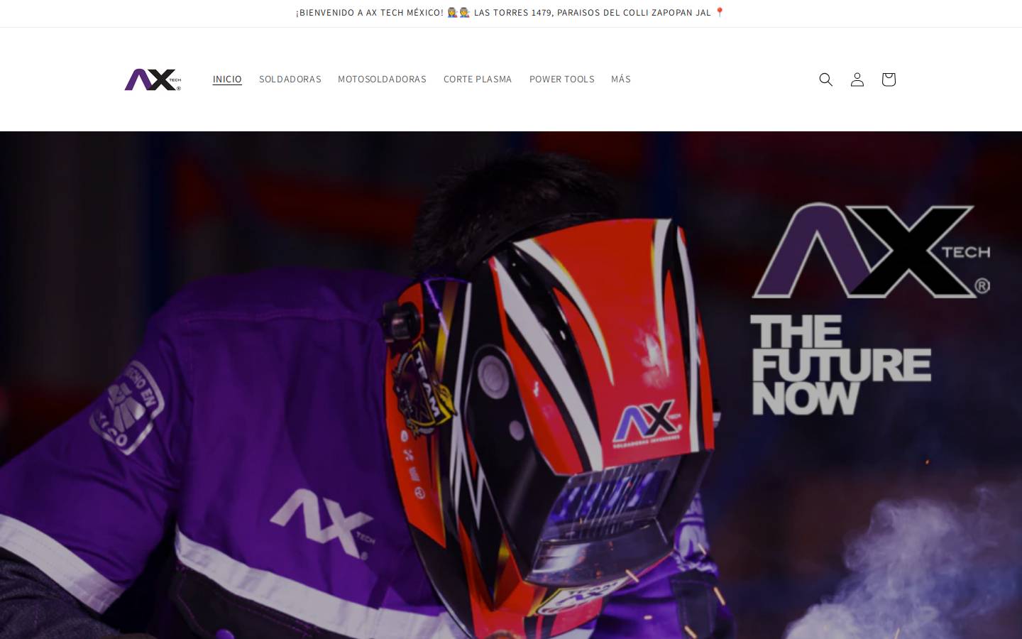 axtechmexico.com homepage screenshot