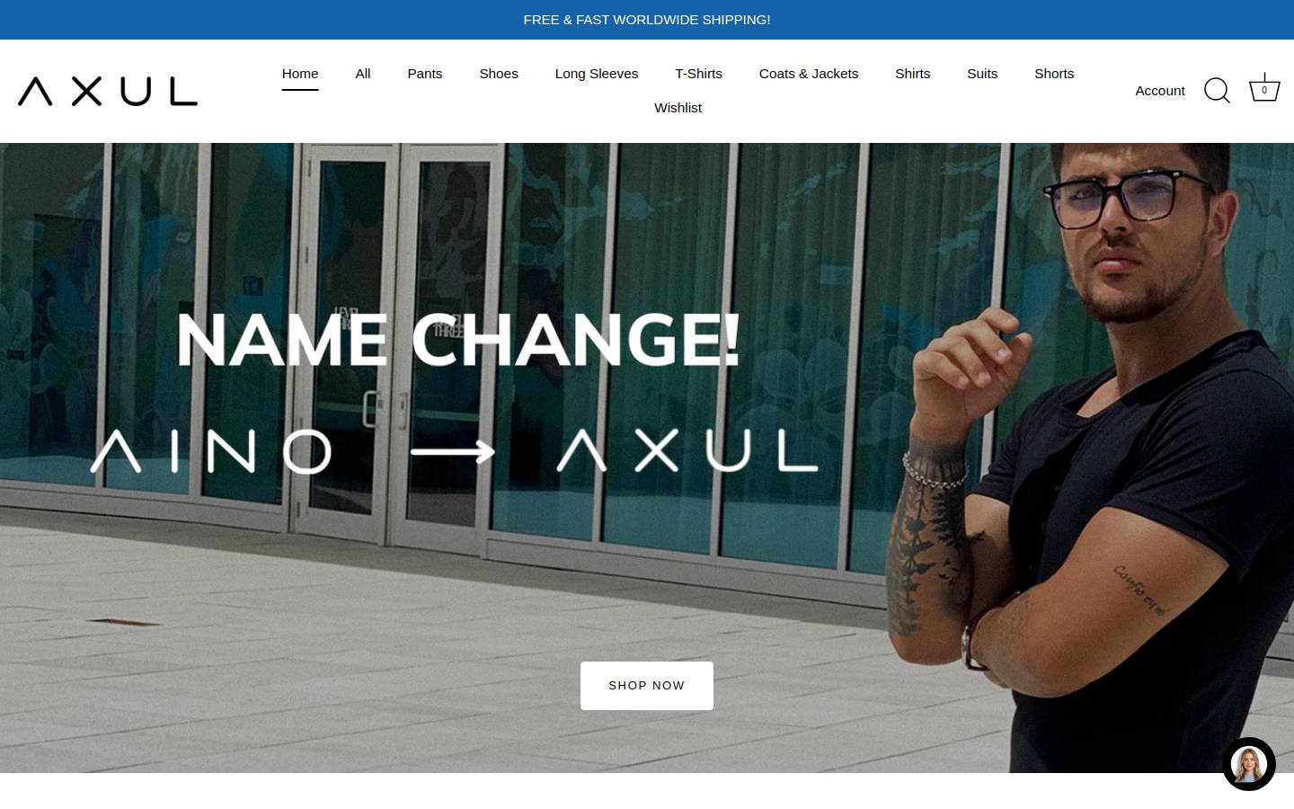 axul.co homepage screenshot