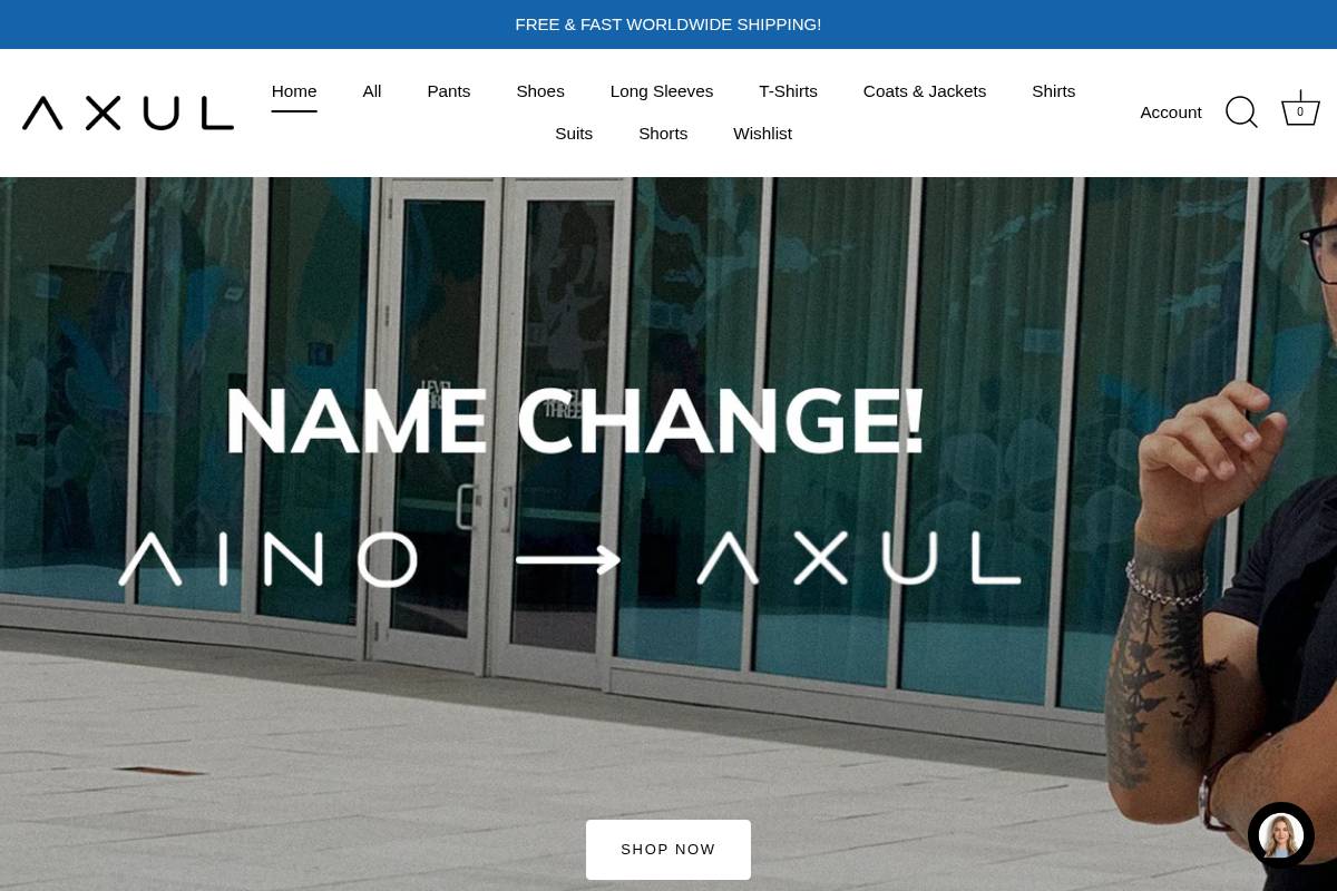 axul.com homepage screenshot