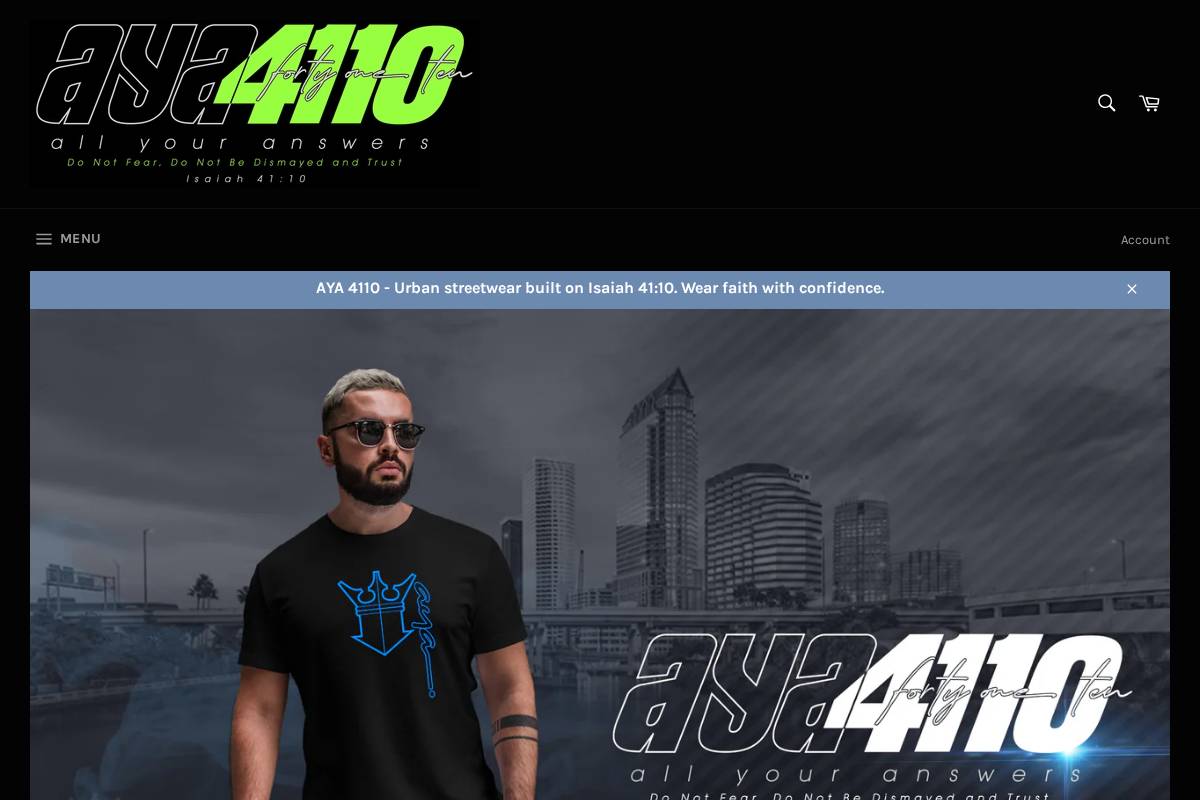 aya4110.com homepage screenshot