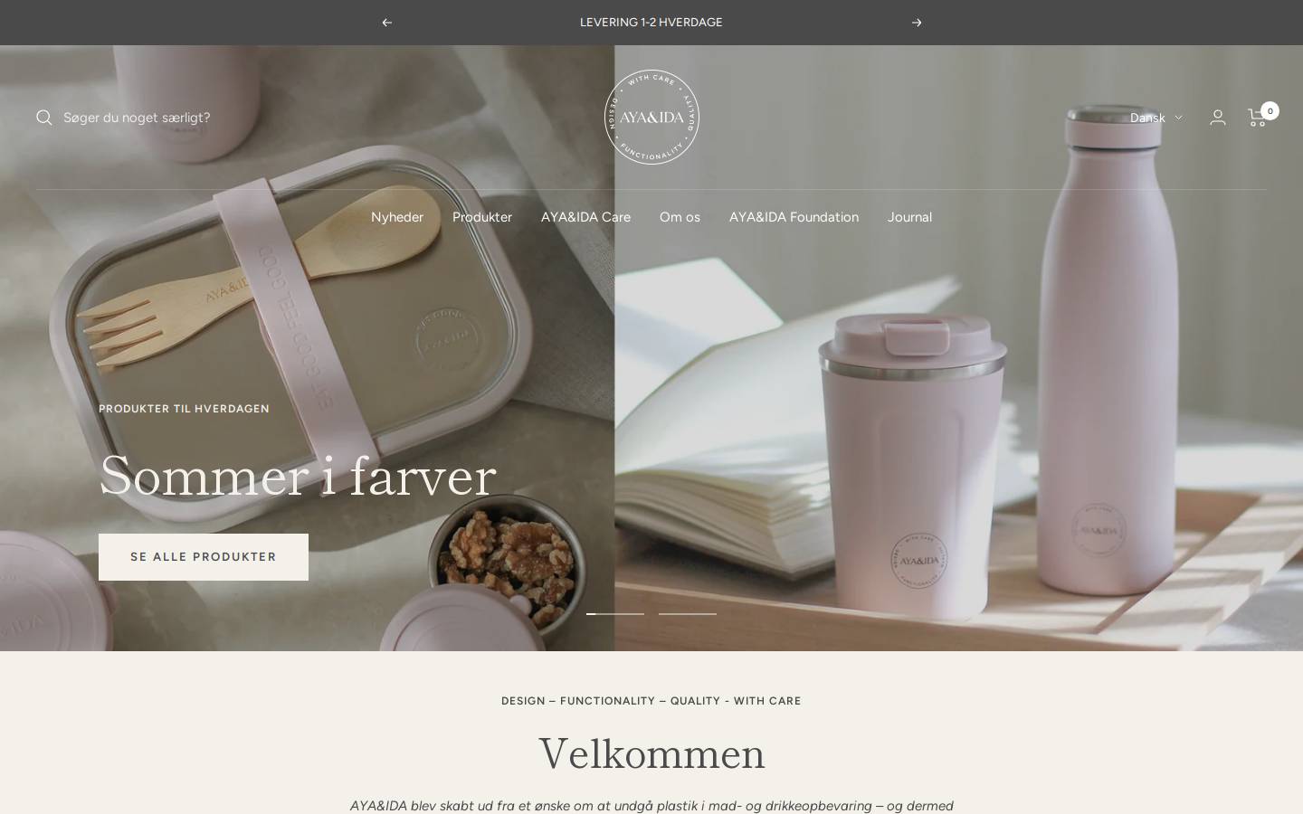 AYA&IDA homepage screenshot