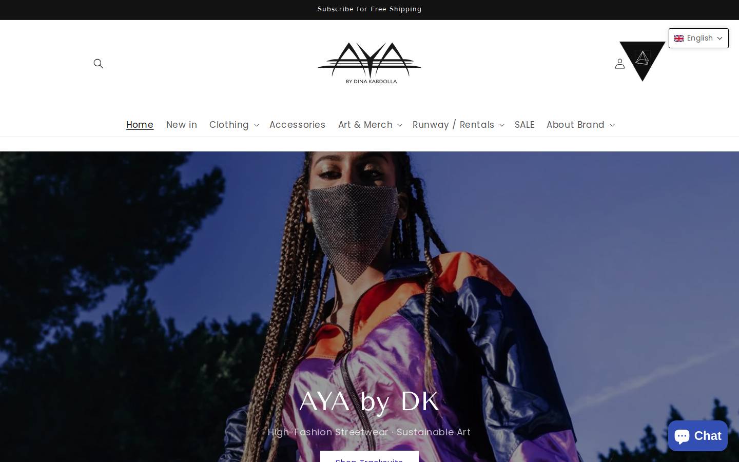 ayabydk.com homepage screenshot