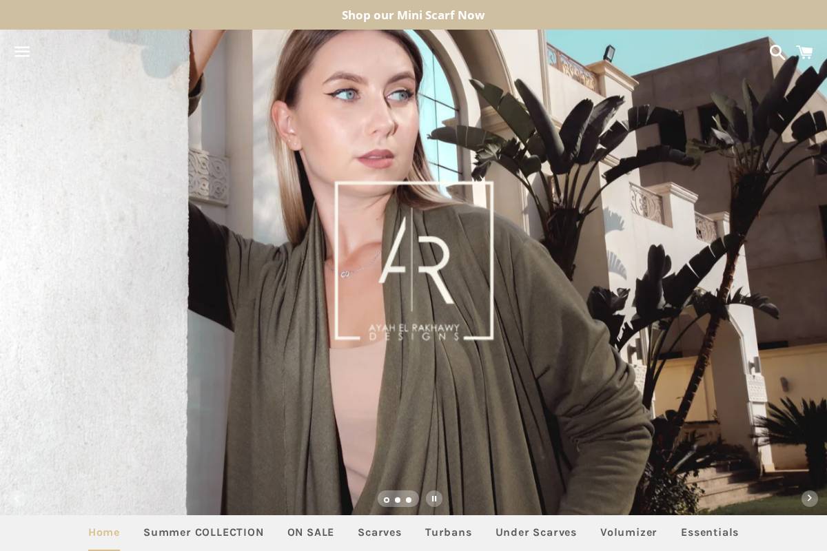 ayahelrakhawy.com homepage screenshot