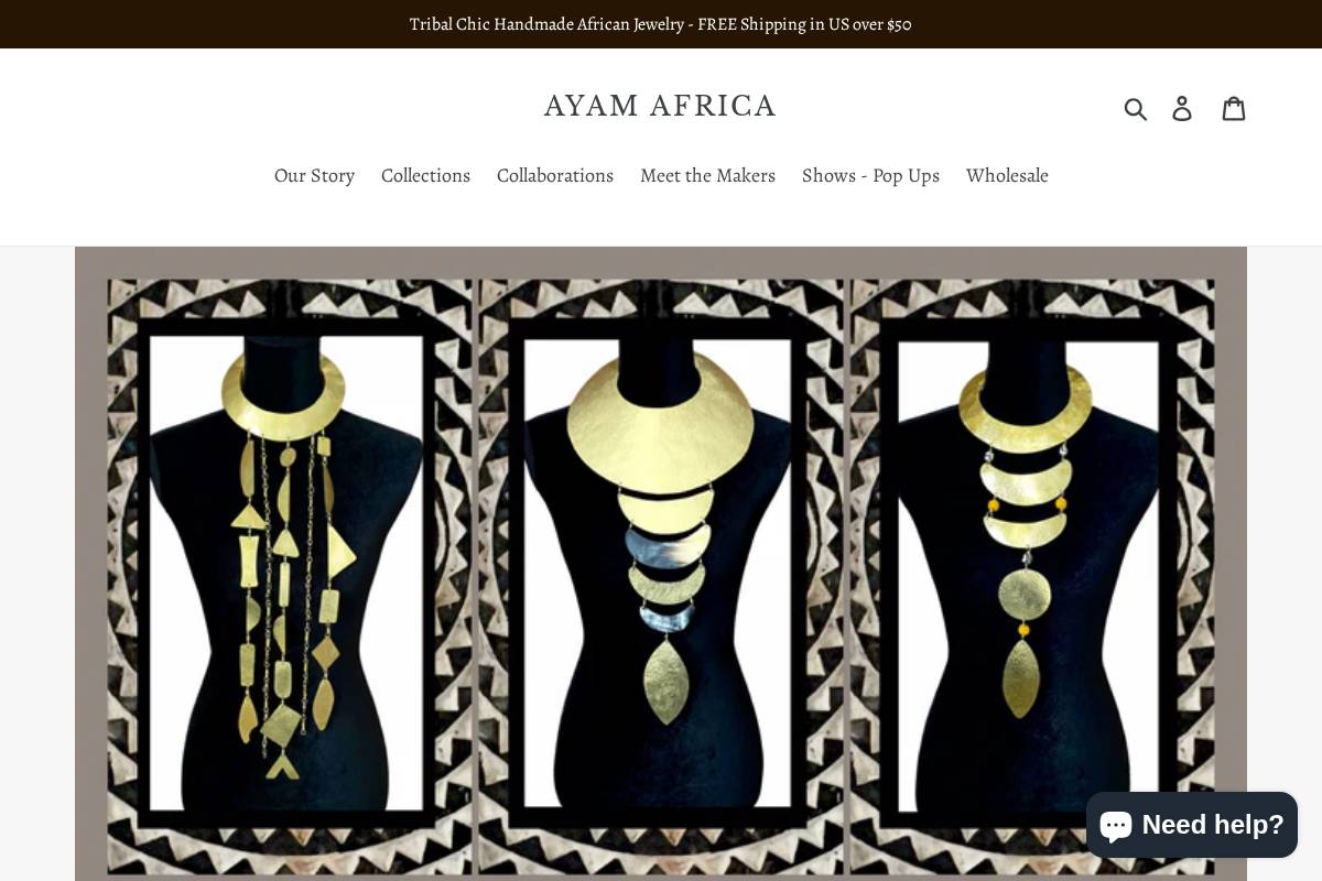 ayamafrica.net homepage screenshot