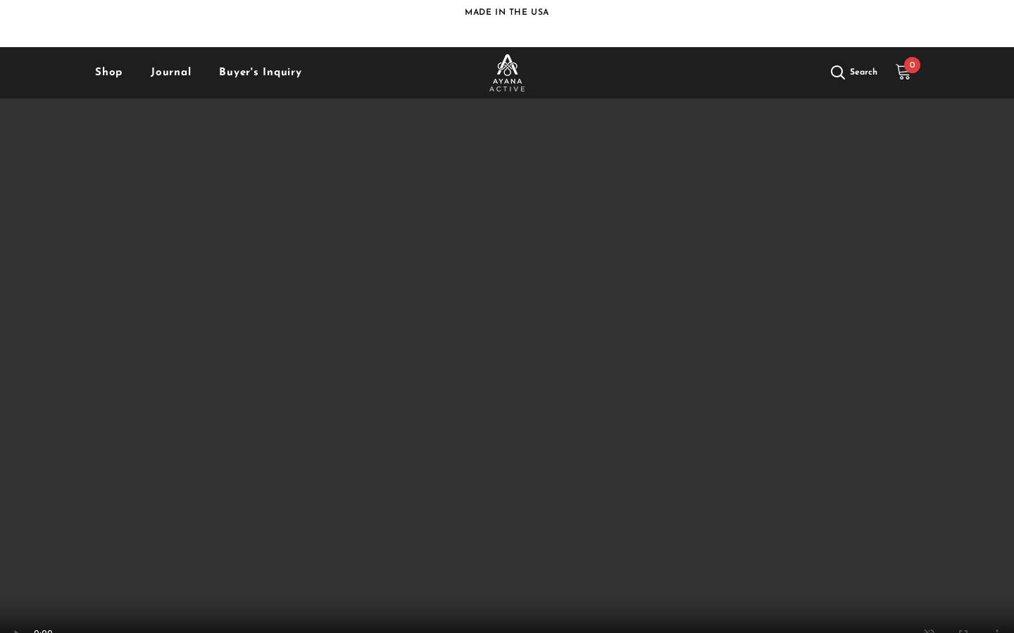 ayanaactive.com homepage screenshot