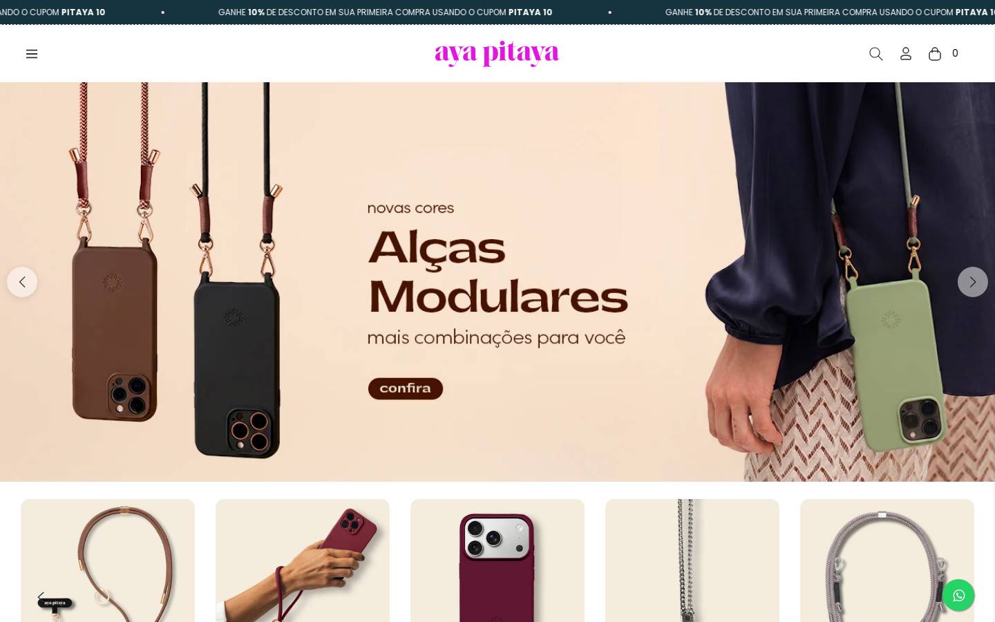 ayapitaya.com.br homepage screenshot
