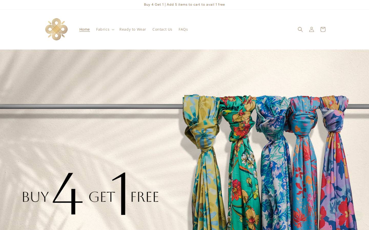 ayatextiles.com homepage screenshot